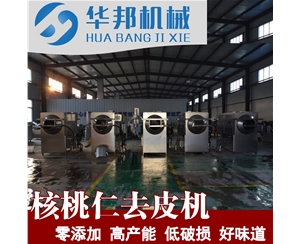 爆款 核桃仁生產(chǎn)流水線 核桃仁去皮機(jī) 華邦機(jī)械