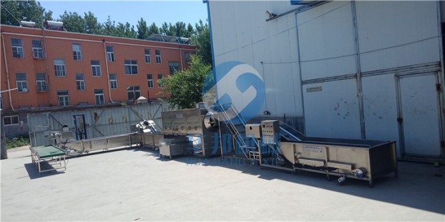 日產1-20噸核桃仁脫衣生產線 核桃仁去皮機 提供安裝