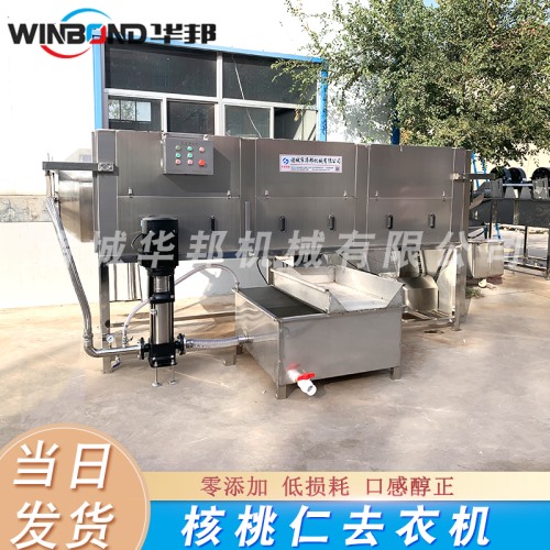 連續生產核桃仁去皮機 全自動 核桃仁去皮設備