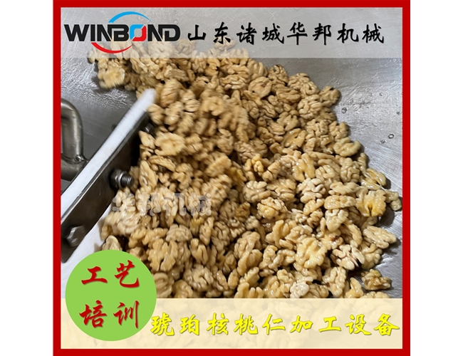 脫衣琥珀核桃仁加工設備 華邦新工藝 琥珀核桃仁加工機